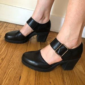 Vagabond Leather Platforms